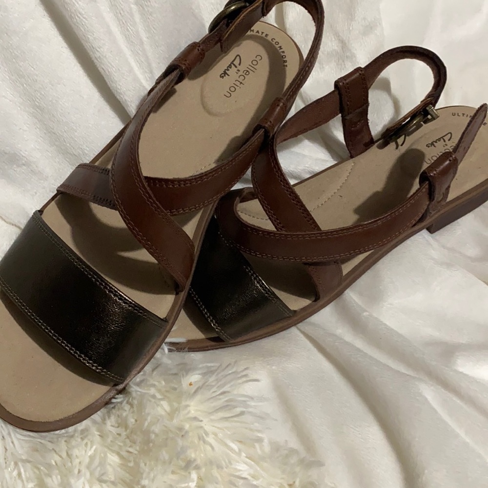 New Clark’s Sandals comfort collection.